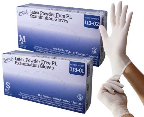 OmniTrust Powder-Free Latex Gloves – Househealthguide.com